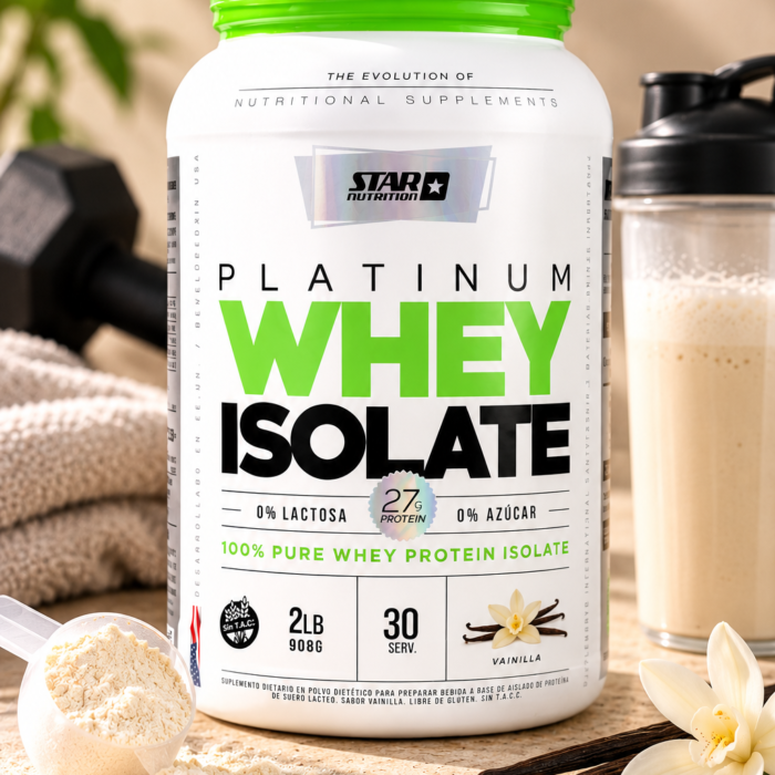 Platinum Whey Isolate - Desarrollo y Recuperación Muscular